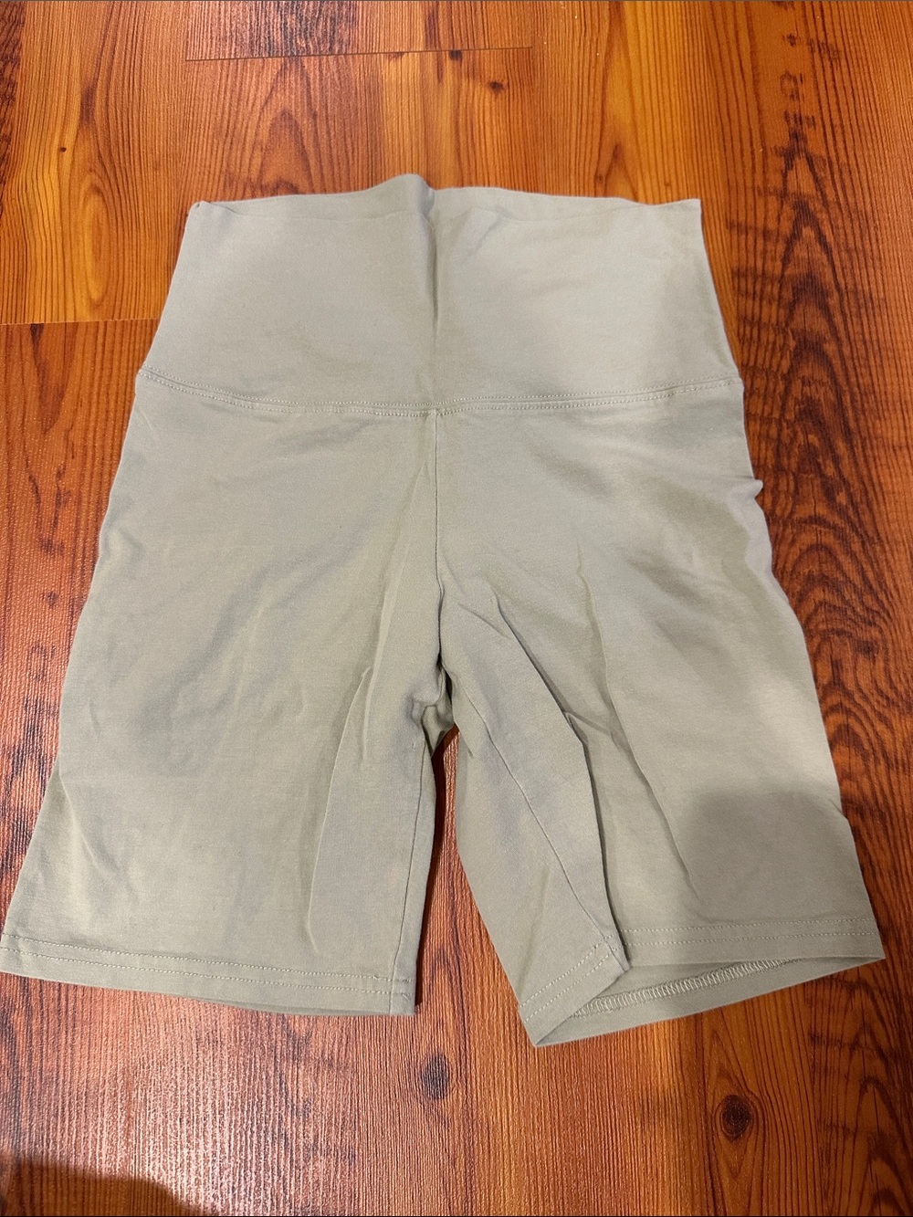 TNA High-Waist Women’s Bike Shorts in Sage Green
